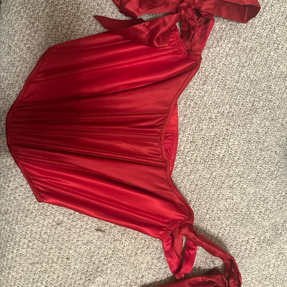 Victoria's Secret Red Corset Top